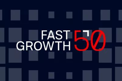 Logo for 2023 - Fast Growth 50 People-Led Growth Award